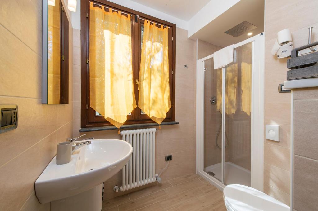 Kúpeľňa v ubytovaní Appartamenti Arco Antico