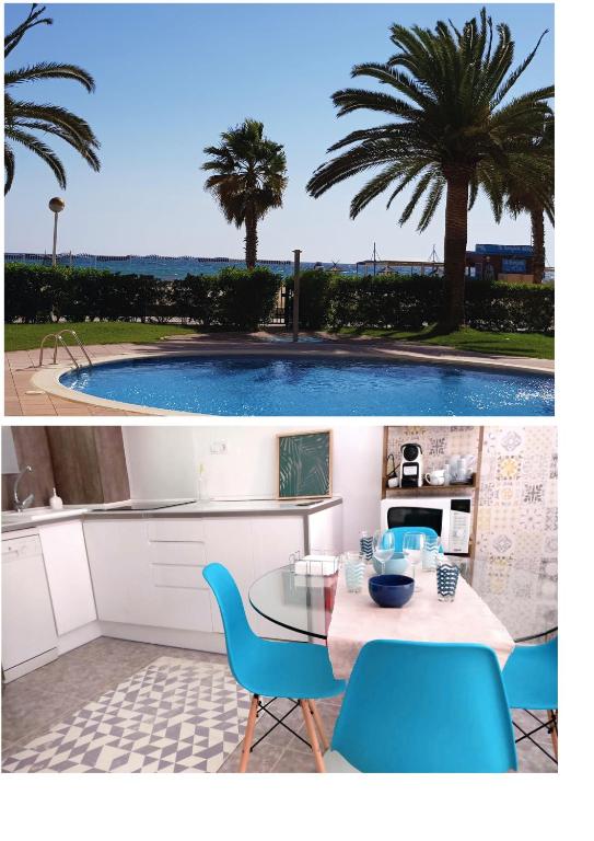 The swimming pool at or close to Residencial Colibrí