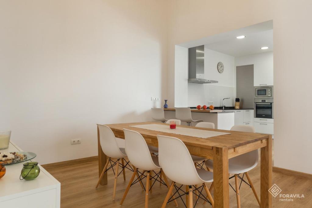 Kuchyň nebo kuchyňský kout v ubytování Casa Embat