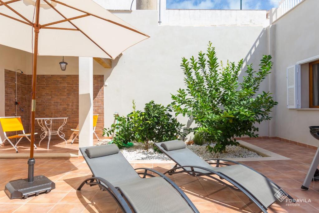 Patio nebo venkovní prostory v ubytování Casa Embat
