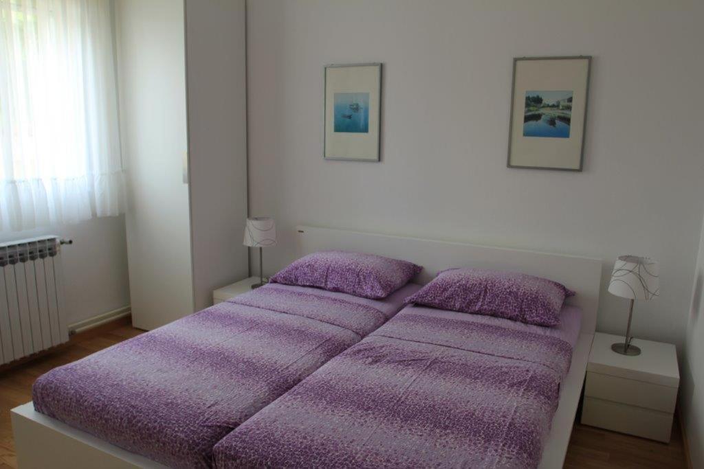Postel nebo postele na pokoji v ubytování Vila Rojana