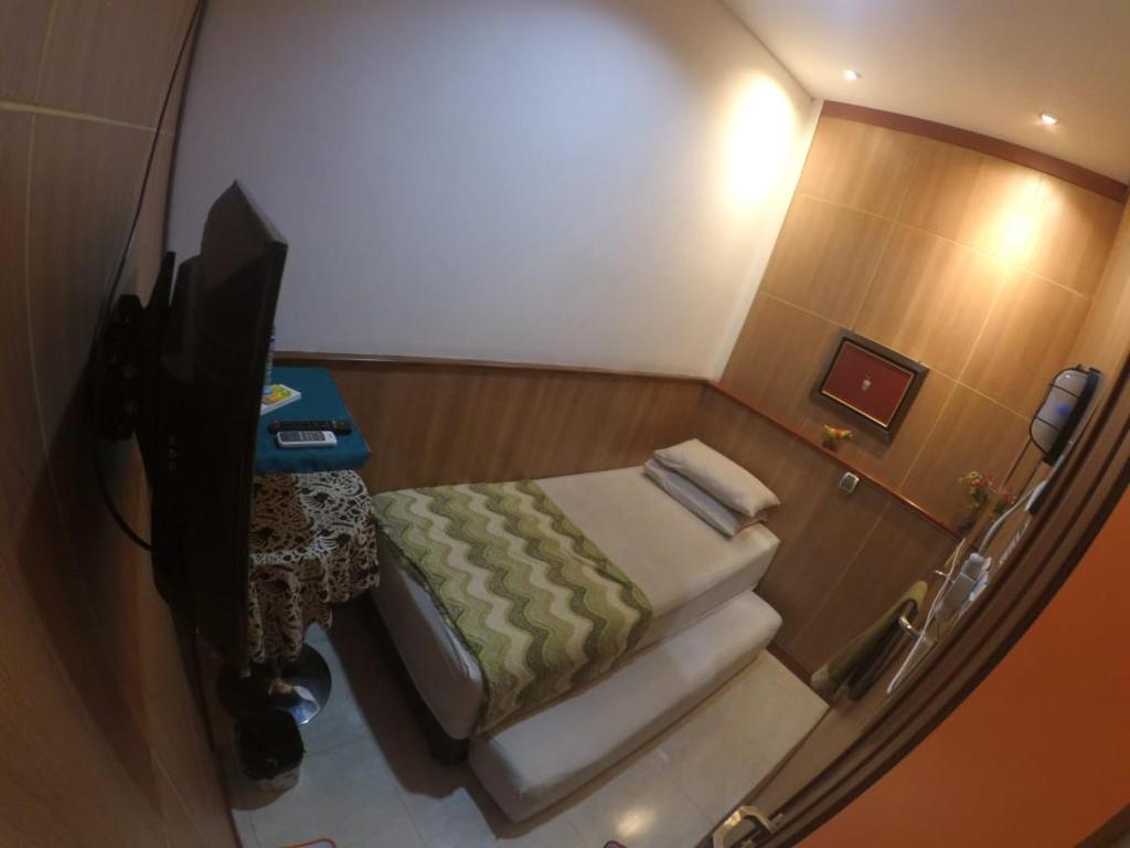 TV a/nebo společenská místnost v ubytování The Cabin Hotel Gandekan