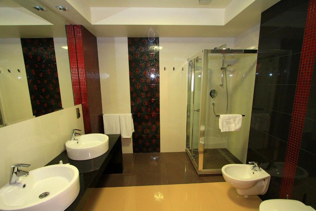 Kúpeľňa v ubytovaní Hotel Rydzewski