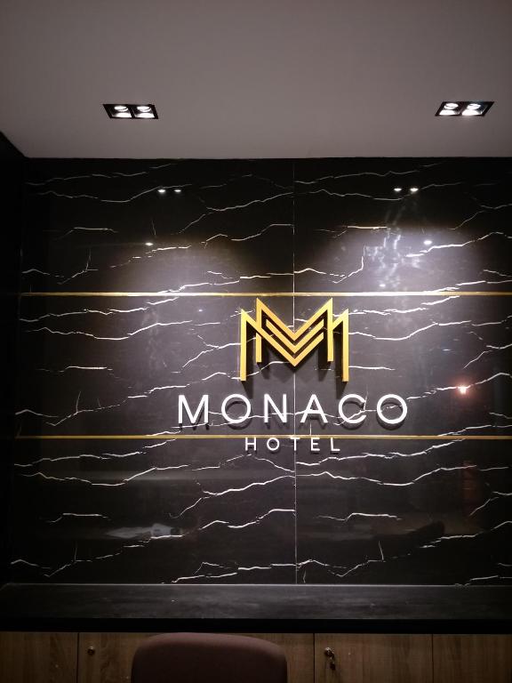 Certifikát, hodnocení, plakát nebo jiný dokument vystavený v ubytování Monaco Hotel