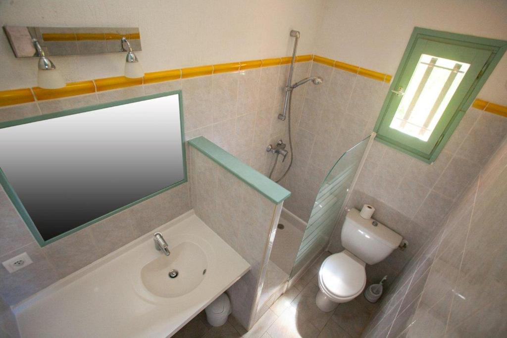 Koupelna v ubytování Résidence Padro