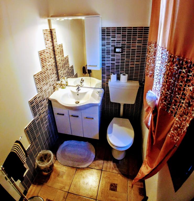 Koupelna v ubytování planet rooms
