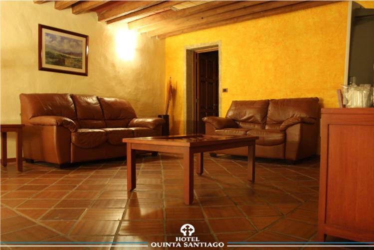 Posezení v ubytování Hotel Quinta Santiago