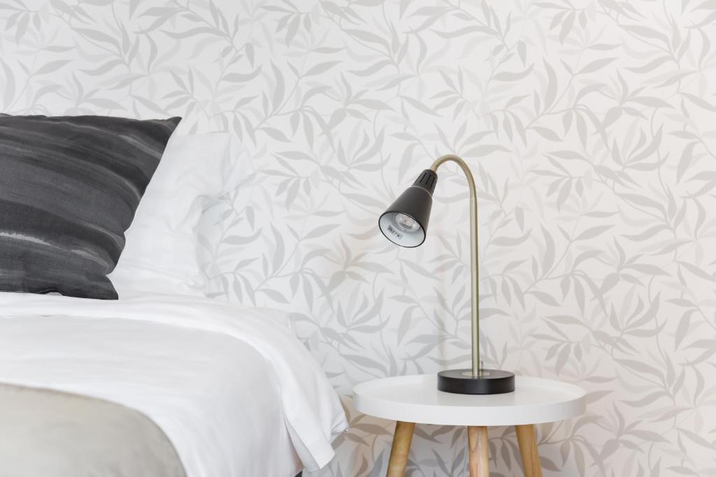 Postel nebo postele na pokoji v ubytování Hotel Spekeröd