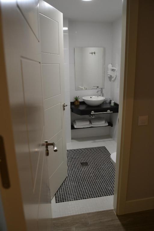 Koupelna v ubytování Hotel Español