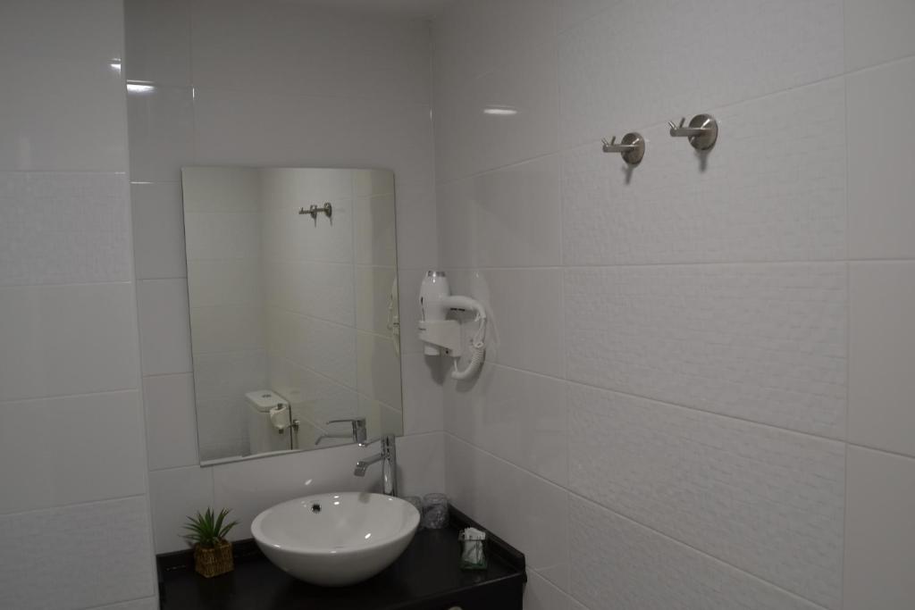 Koupelna v ubytování Hotel Español