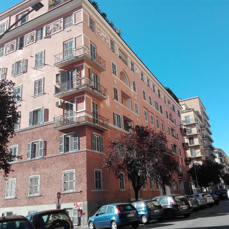 Das Gebäude in dem sich die Ferienwohnung befindet