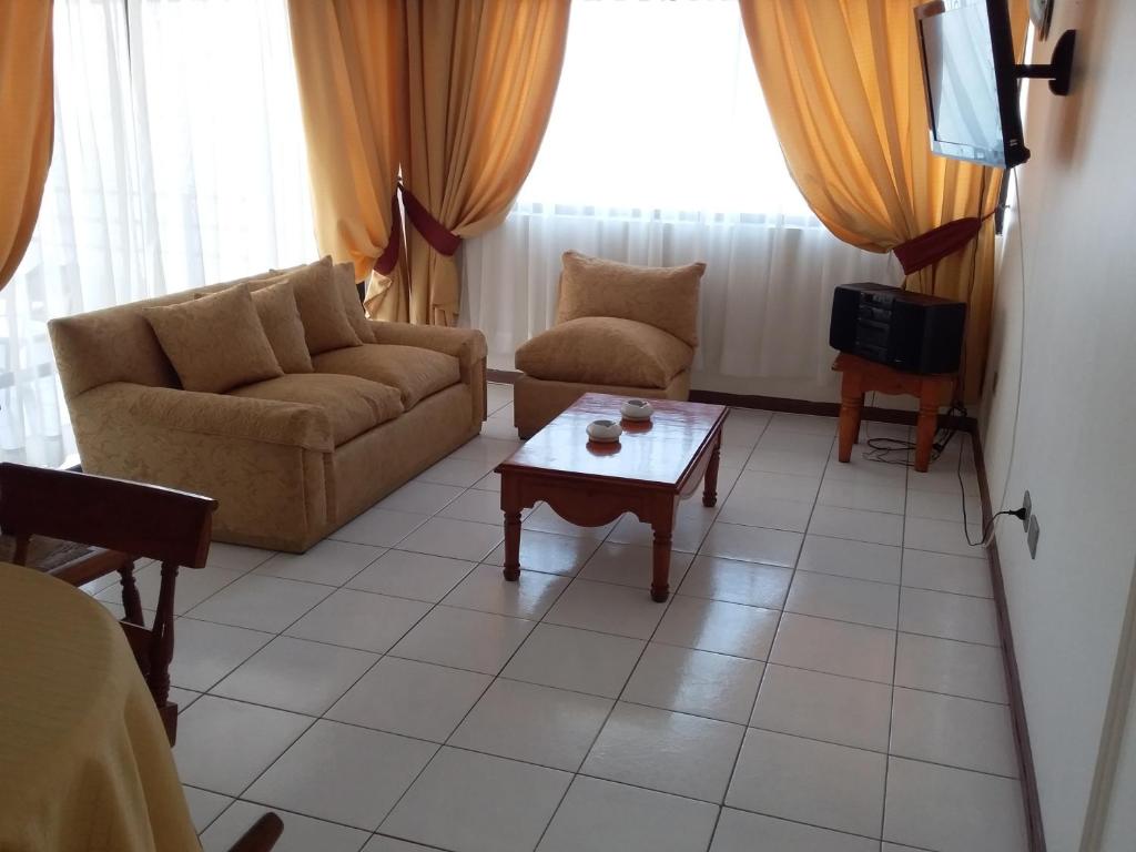 Posezení v ubytování Apart Antofagasta