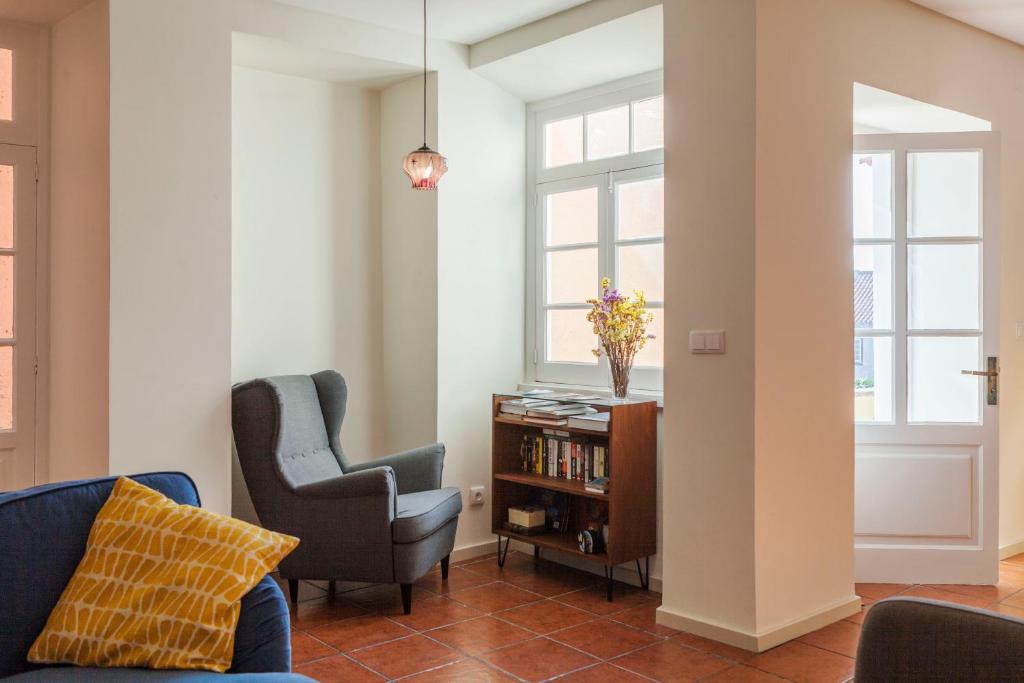 Posezení v ubytování A Bica Hostel