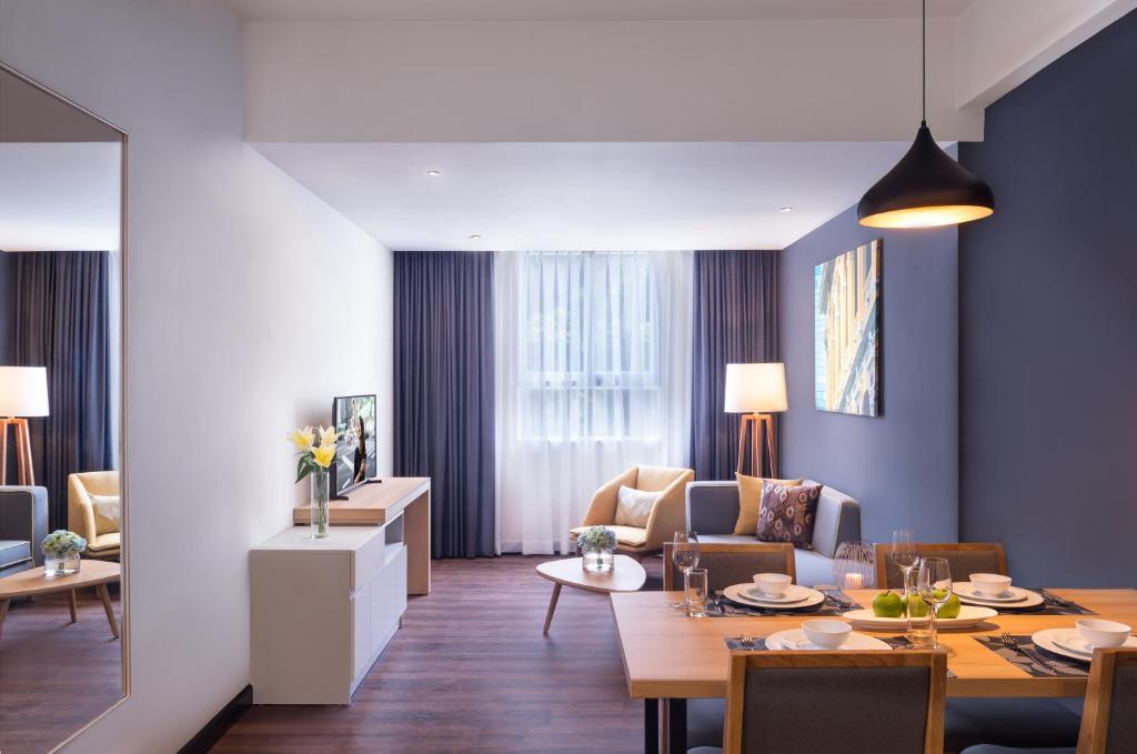 Posezení v ubytování Citadines Central Binh Duong