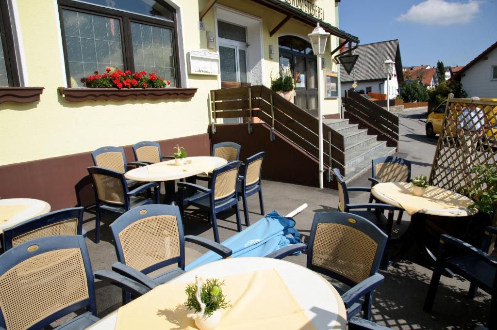 Balkón nebo terasa v ubytování Hirmonshof