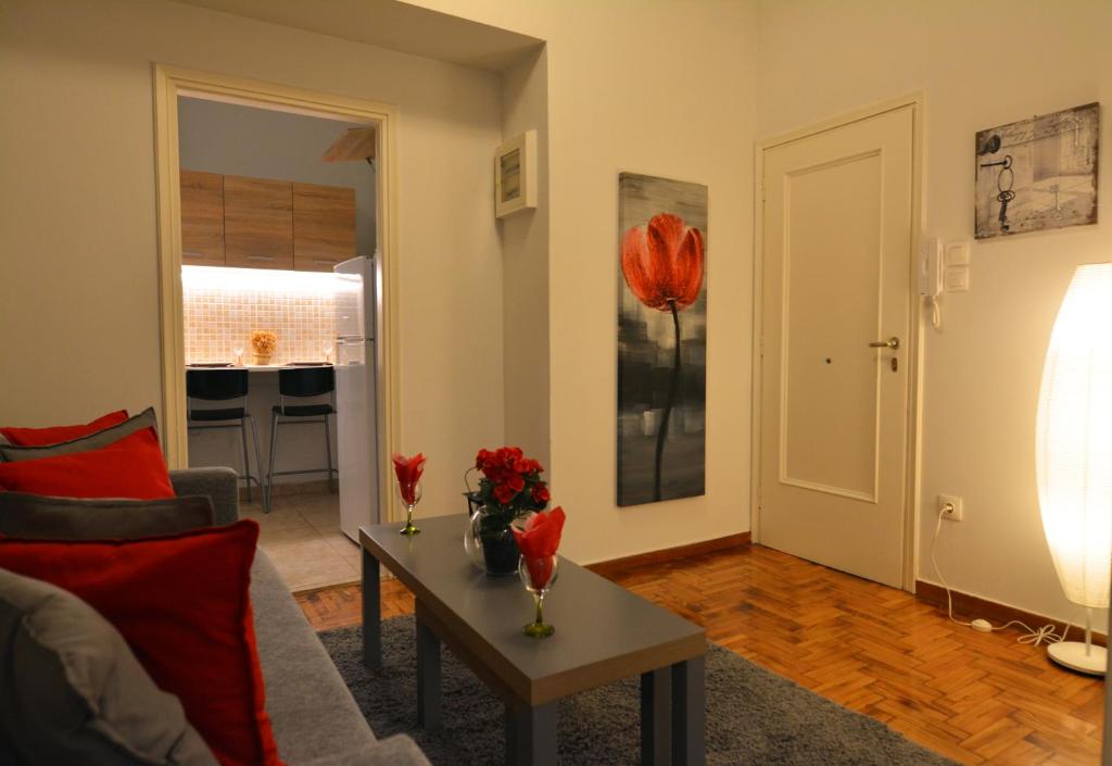 Posedenie v ubytovaní Stylish apartment in Kolonaki