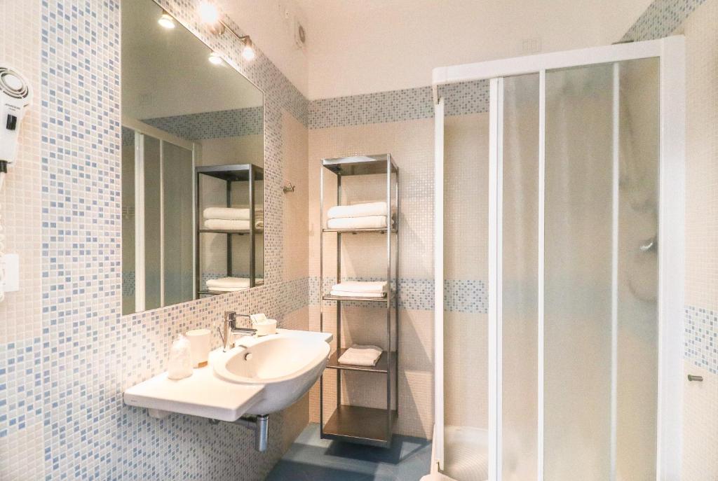 Koupelna v ubytování Hotel Jesulum