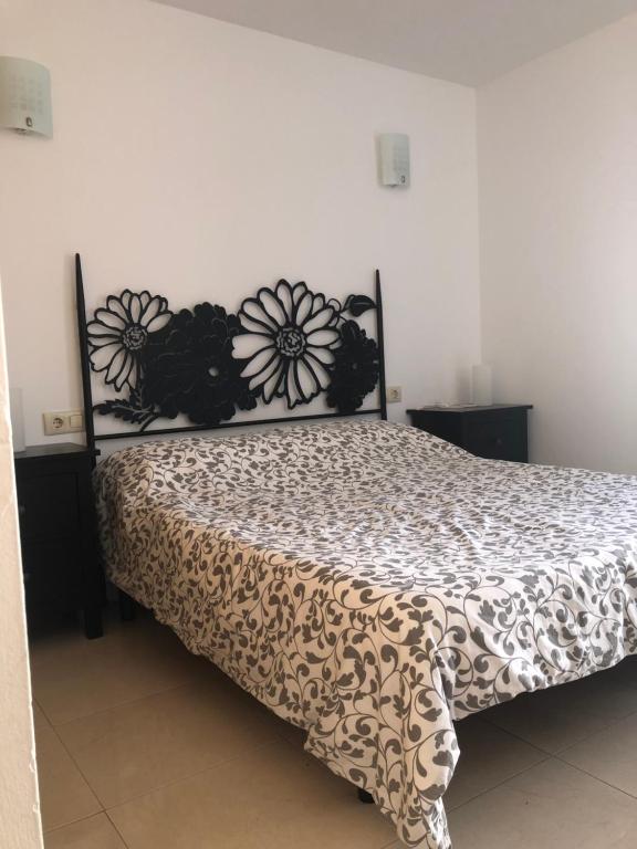 Postel nebo postele na pokoji v ubytování Casita Lanzaocean view