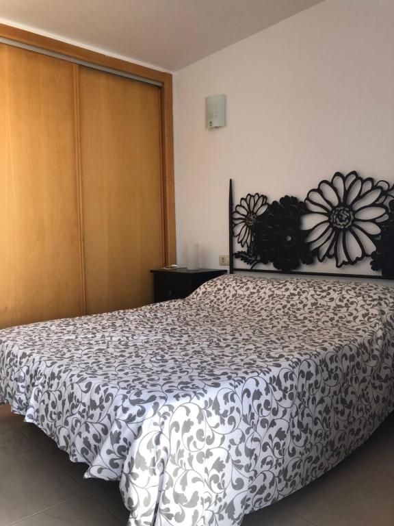 Postel nebo postele na pokoji v ubytování Casita Lanzaocean view