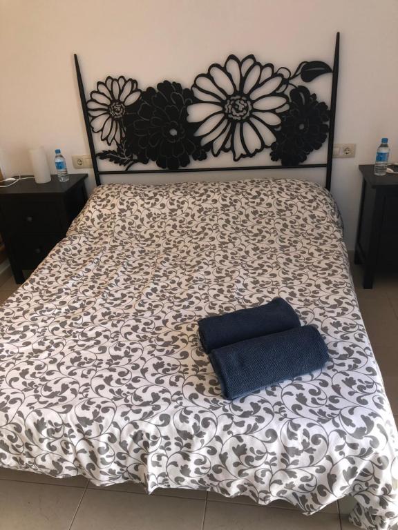 Postel nebo postele na pokoji v ubytování Casita Lanzaocean view