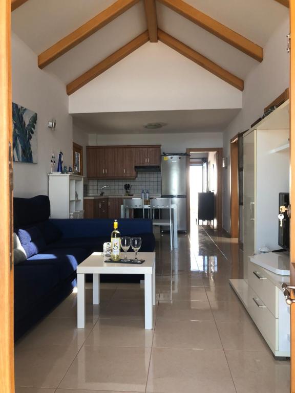Kuchyň nebo kuchyňský kout v ubytování Casita Lanzaocean view