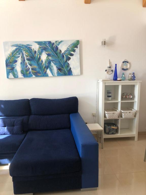 Posezení v ubytování Casita Lanzaocean view
