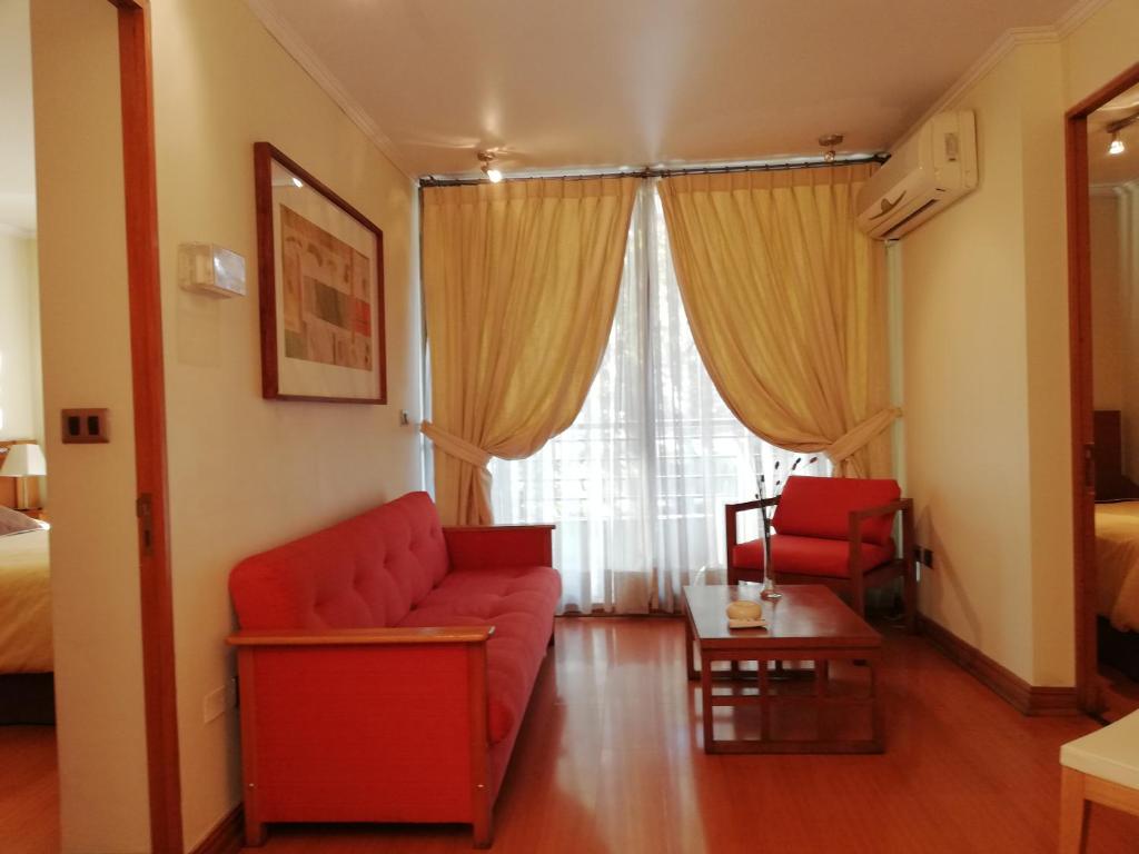 Posezení v ubytování Andes Suites