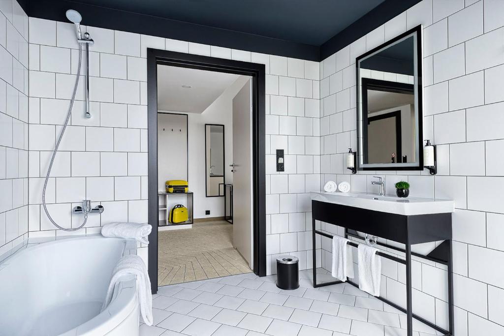 Kúpeľňa v ubytovaní Arche Hotel Krakowska