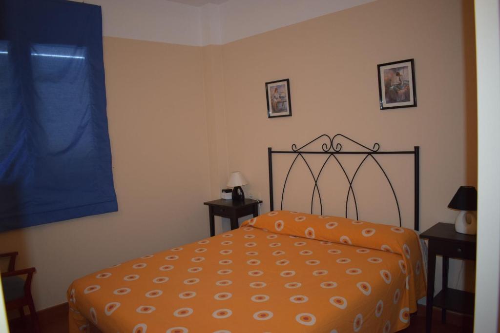 Posteľ alebo postele v izbe v ubytovaní MSJ94 Bonito Apartamento en Marina Sant Jordi