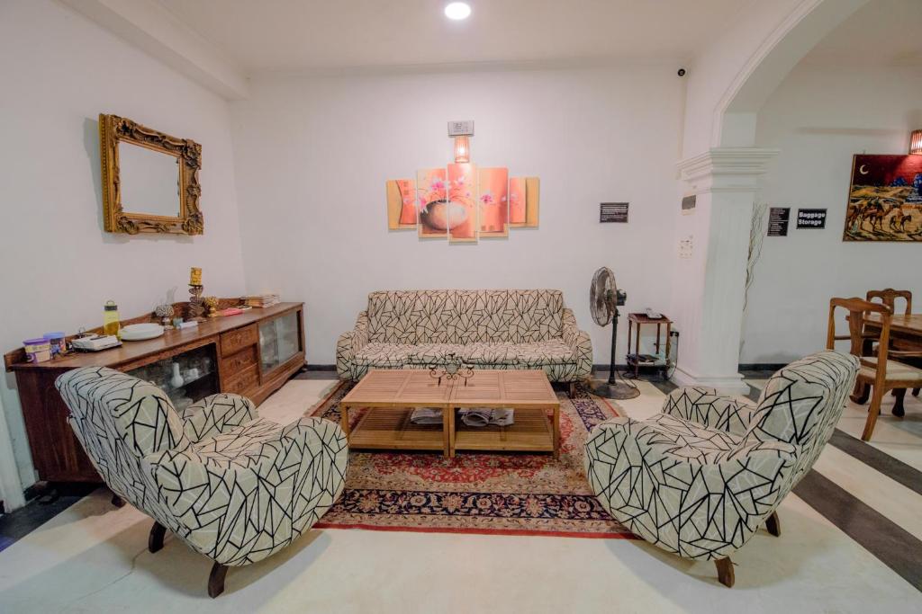 Posezení v ubytování Muhsin Villa - Galle Fort