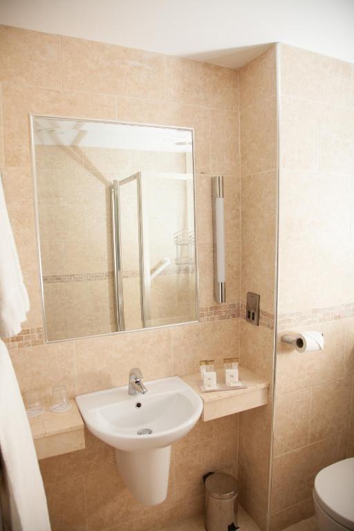 Koupelna v ubytování Hotel Kilmore