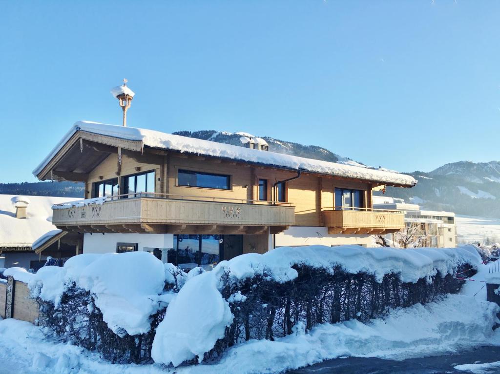 冬のChalet Tannweg Echtes Ski In & Outの様子