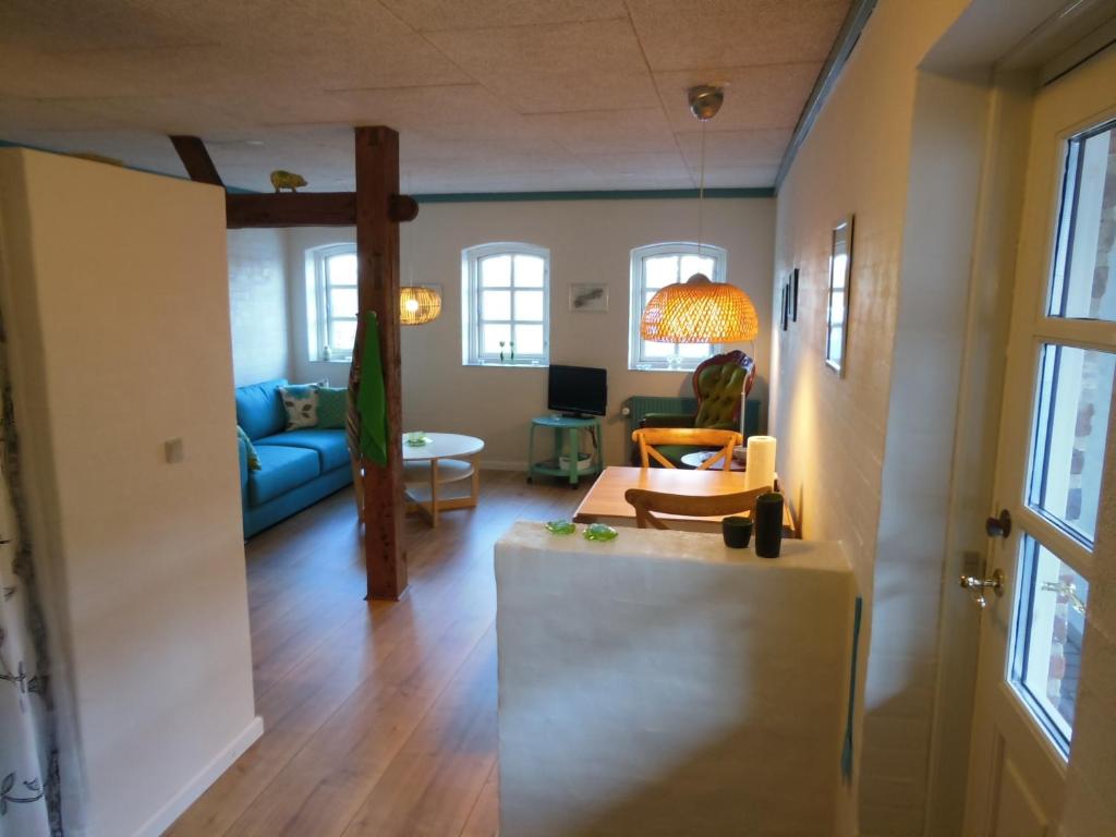 Posezení v ubytování Nyager Apartments
