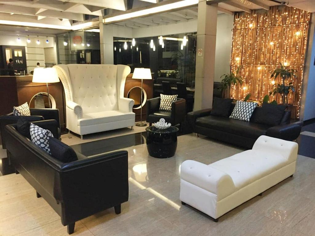 Area soggiorno di Technopark Hotel