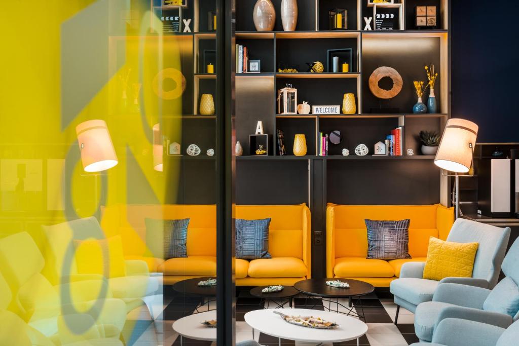 Posezení v ubytování D8 Hotel
