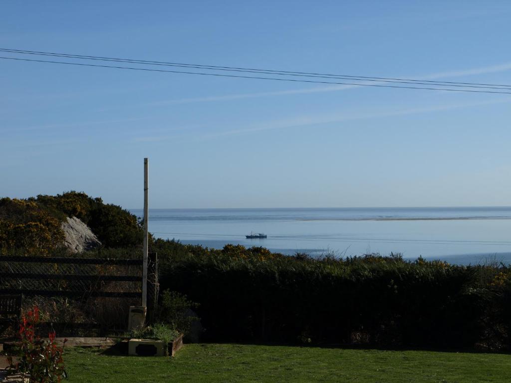 a view of the ocean from a house at ocean view in Wexford