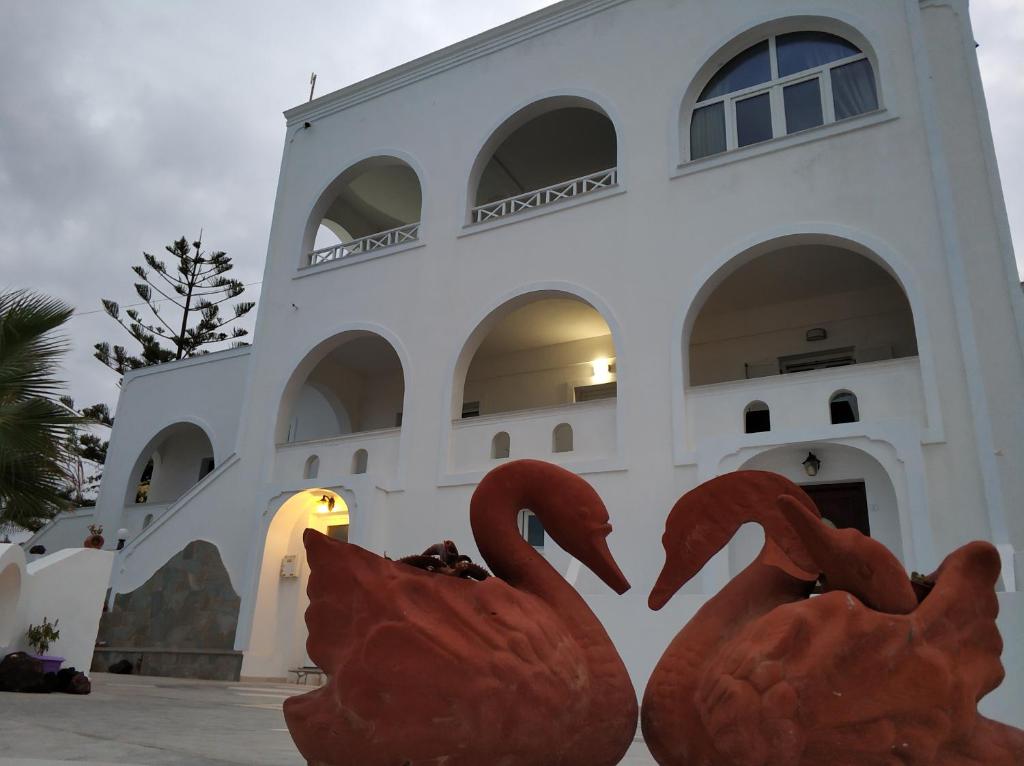 O edifício onde o hotel está situado