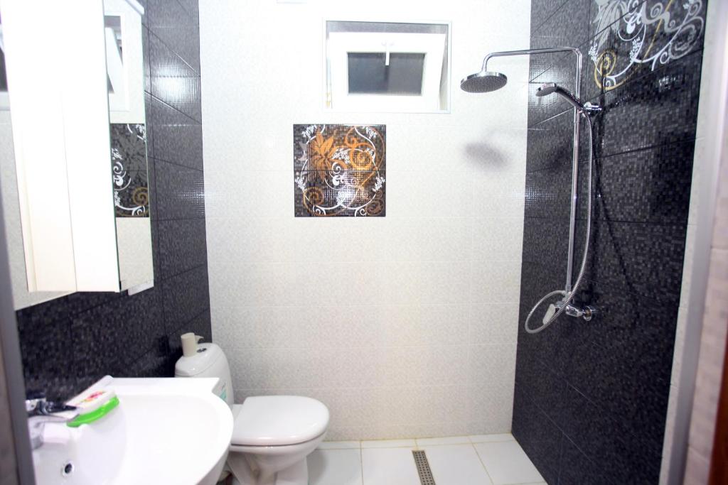 Koupelna v ubytování Guest House In Tbilisi