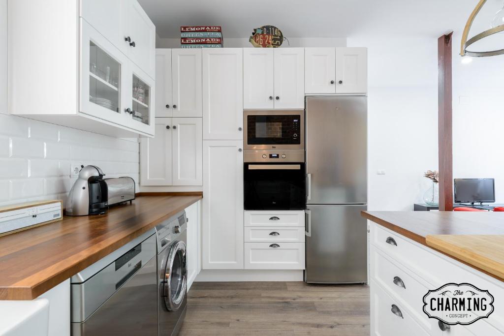 Kuchyň nebo kuchyňský kout v ubytování Madrid City- Apartamento de 2 dormitorios