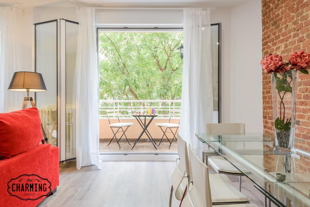 Posezení v ubytování Madrid City- Apartamento de 2 dormitorios