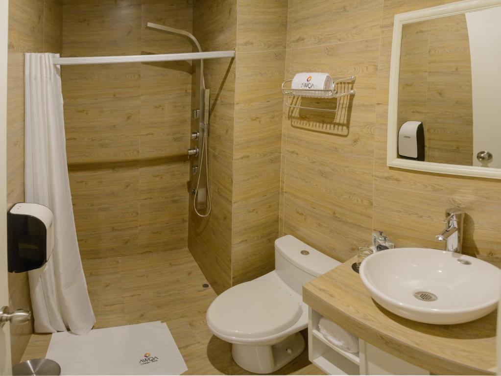 Koupelna v ubytování Awqa Hoteles - Sede Natasha