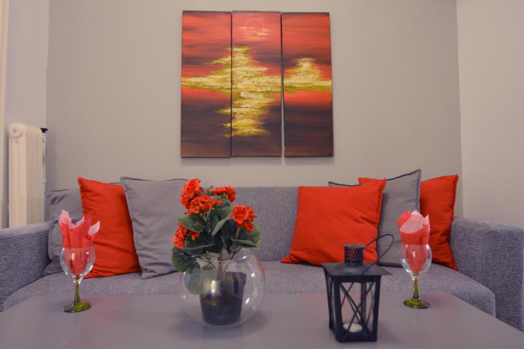 Posedenie v ubytovaní Stylish apartment in Kolonaki