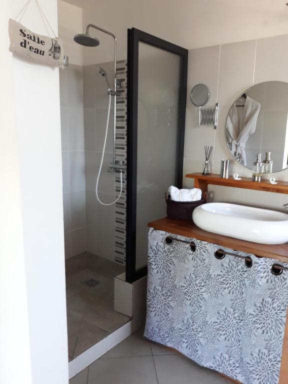 Koupelna v ubytování Villa Belza et SPA