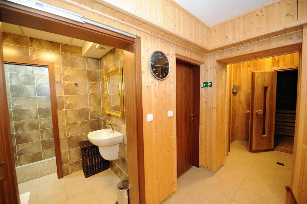 Koupelna v ubytování Hotel Prince de Ligne