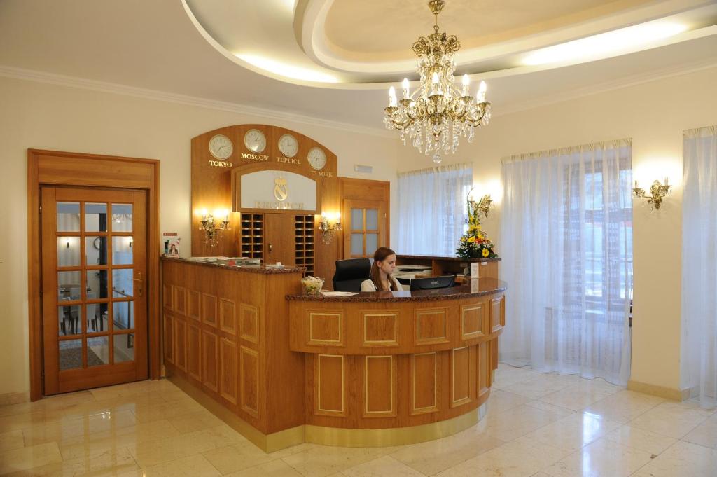 Vstupní hala nebo recepce v ubytování Hotel Prince de Ligne