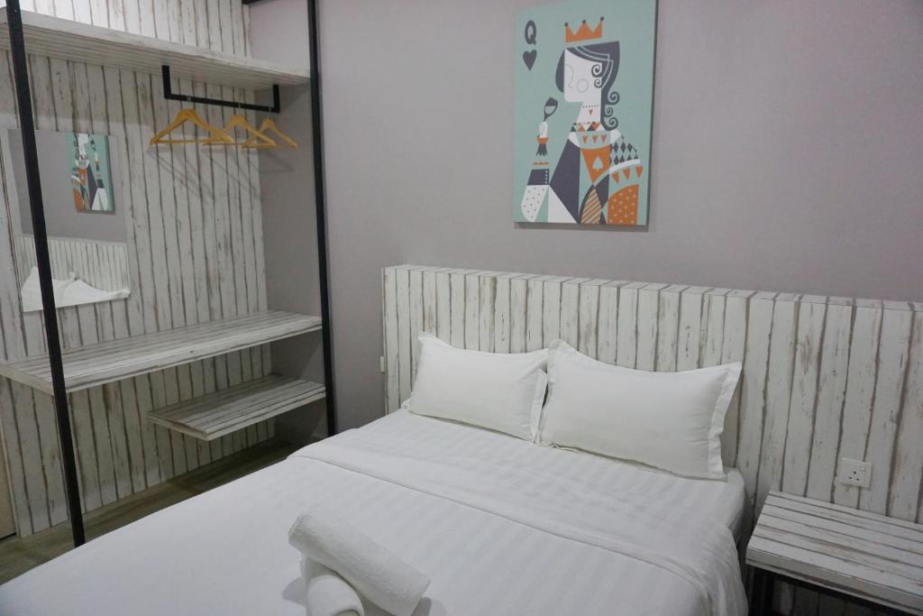 Postel nebo postele na pokoji v ubytování PM Octagon Ipoh Suites & Apartment 1