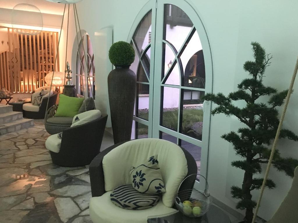 Posezení v ubytování Relais & Châteaux Jagdhof Glashütte