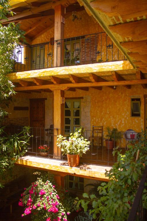 Balkón nebo terasa v ubytování Hotel Posada Primavera
