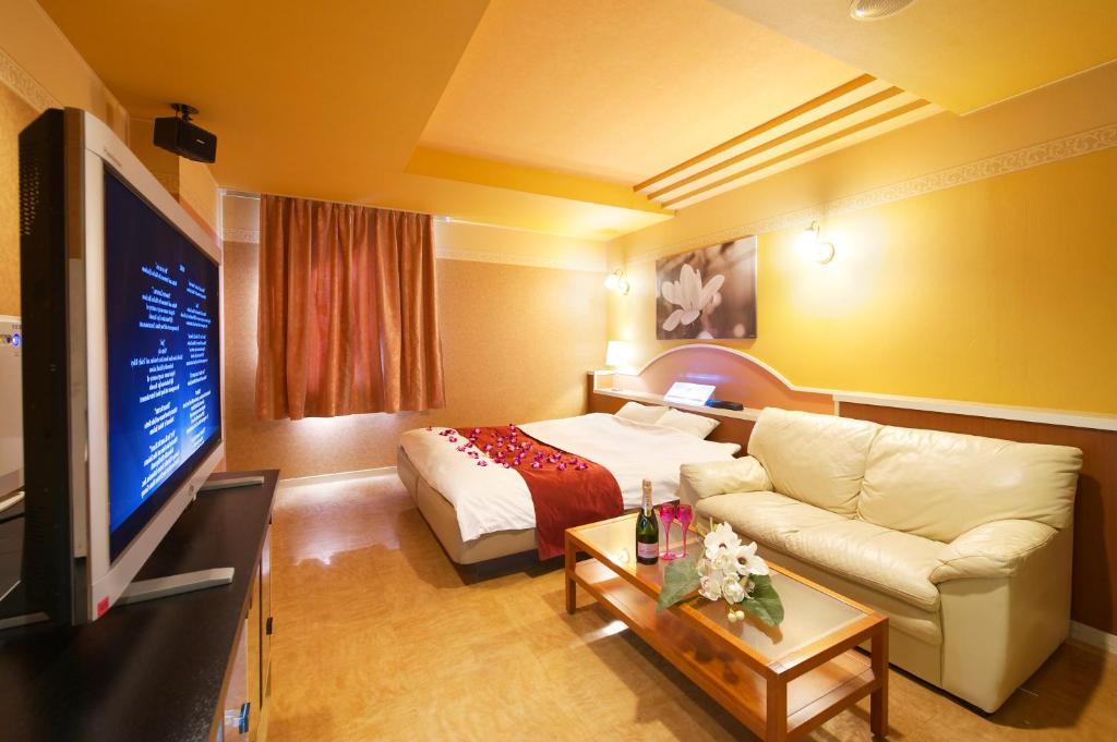 TV a/nebo společenská místnost v ubytování Hotel Park Inn (Adult Only)