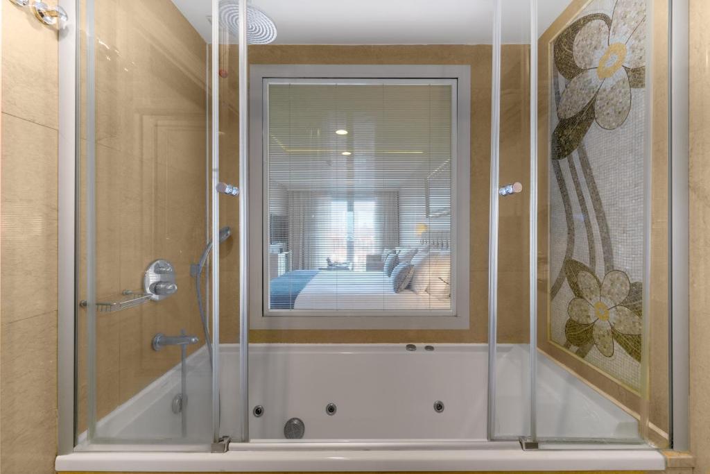 A bathroom at CVK Taksim Hotel Istanbul